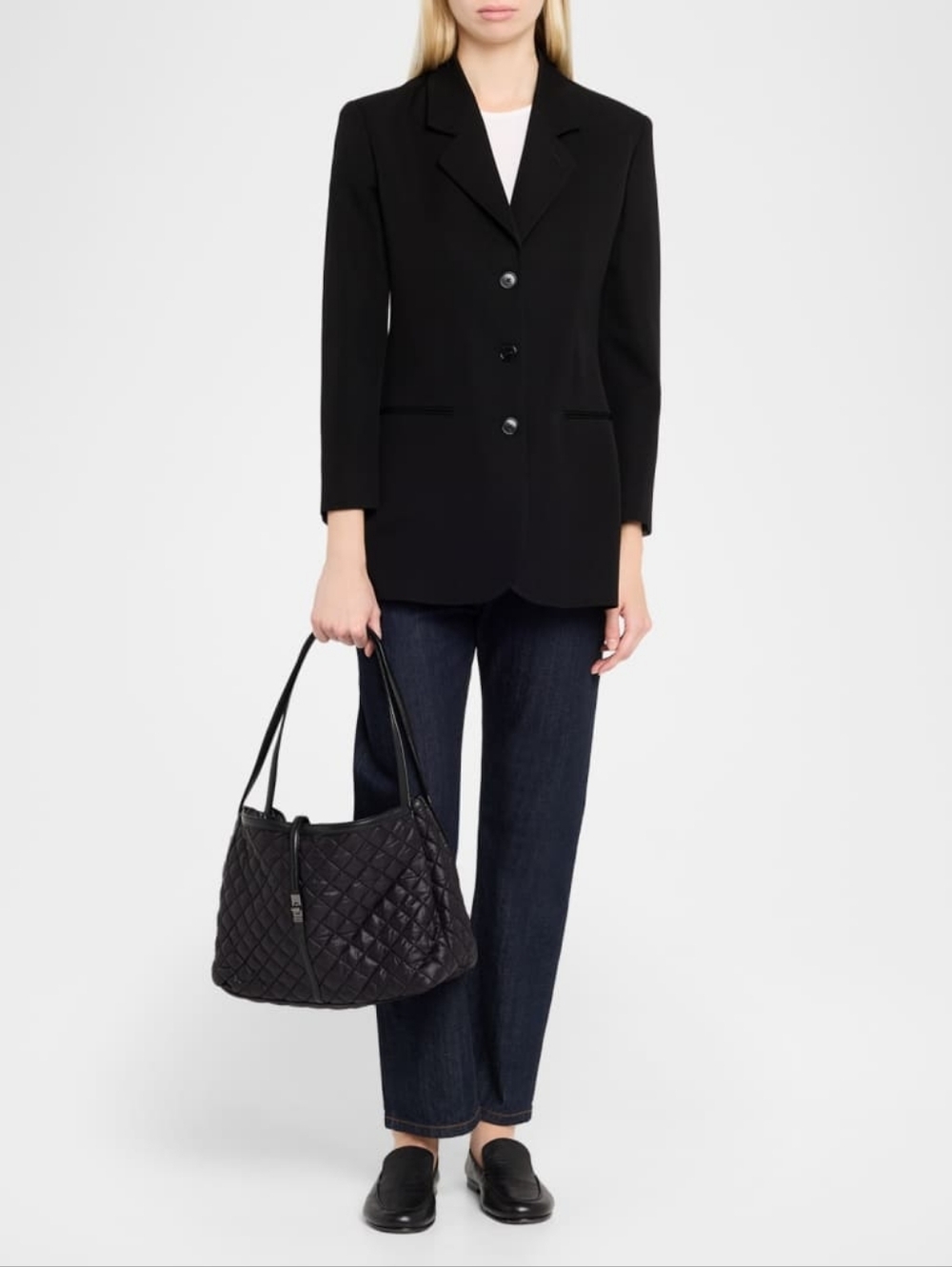 MZ Wallace Black Astor E/W Luxary Tote Bag Quilted Leather Shoulder Bag - Picture 9 of 14